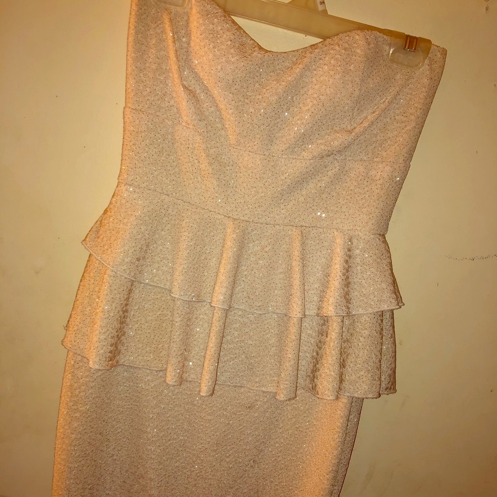 Sparkly strapless Windsor dress